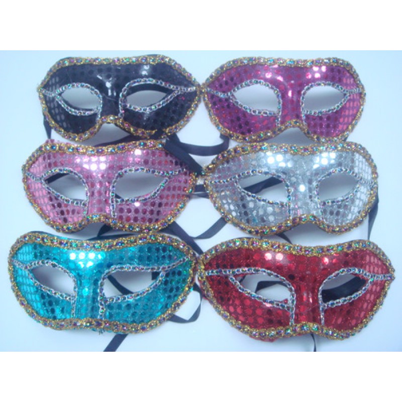 Masquerade Eye Mask Assorted Colour