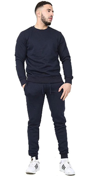 Men Crew Neck Slim Fit Tracksuit