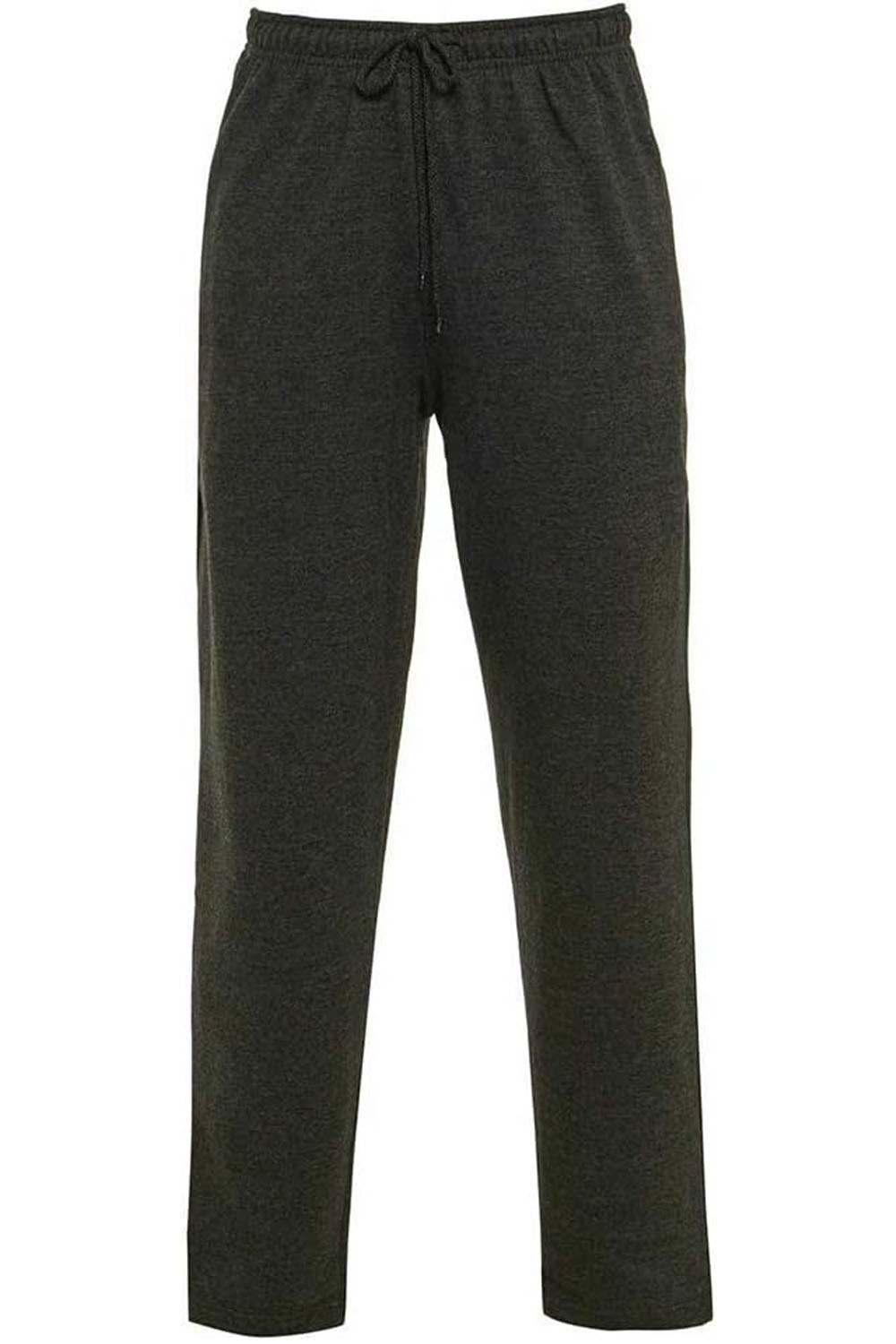 Men's Charcoal Fleece Joggers Gym Sports Trousers-Sizes S to 7XL