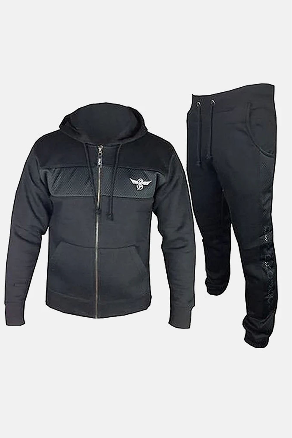 Mens DLX Contrast Panel Fashion Tracksuit