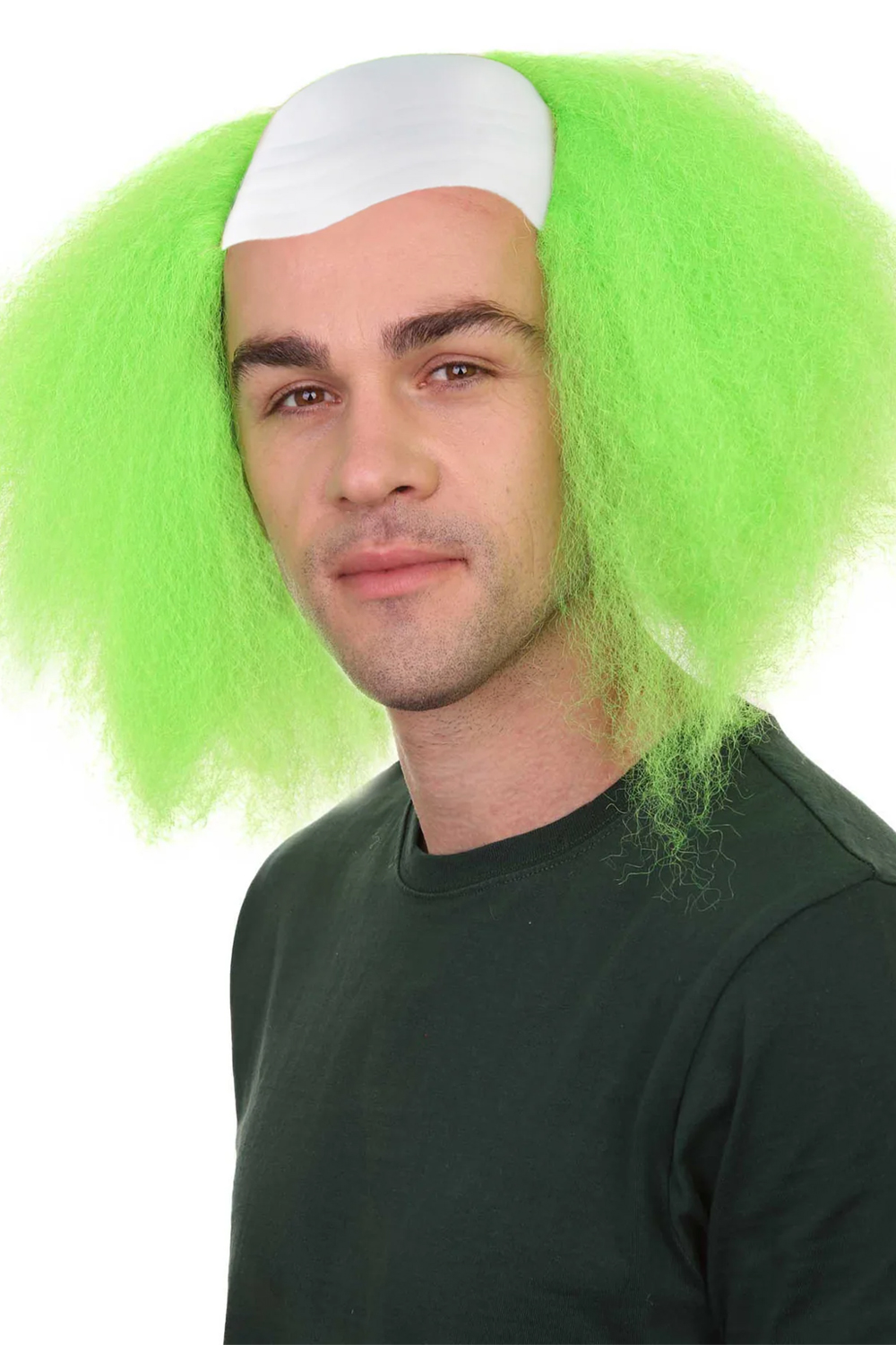 Men's Green Clown Cosplay Wig