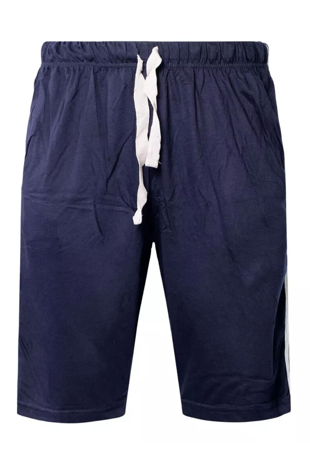 Mens Navy Comfy Cotton PJ Shorts for Relaxing