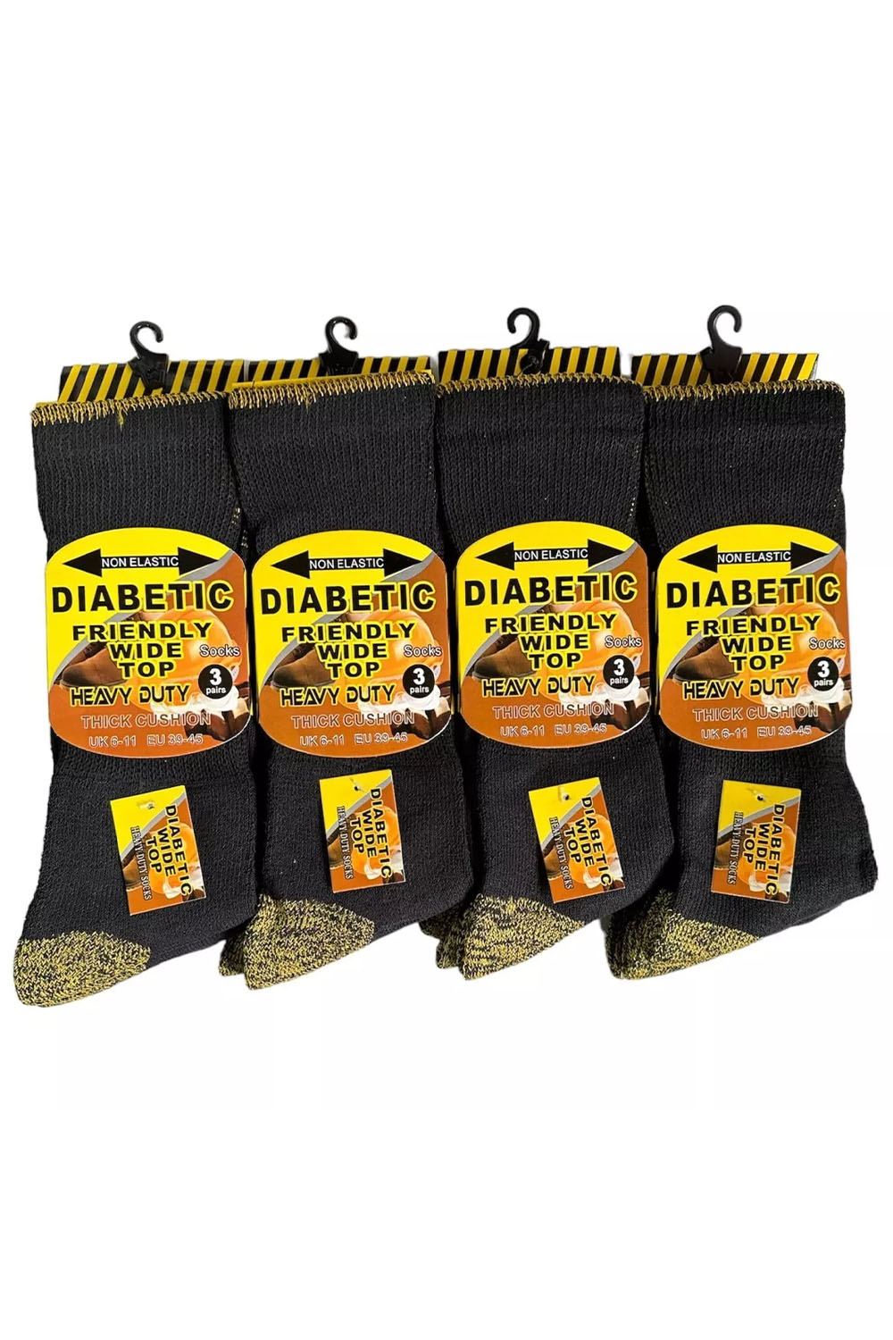 Mens non Elastic Diabetic Work socks(PACK OF 12)