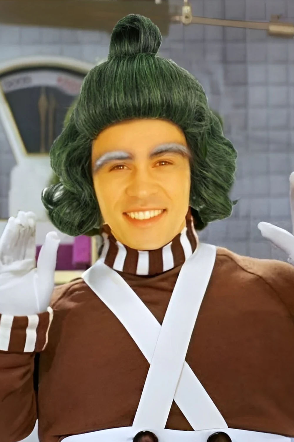 Men's Oompa Loompa Green Wig