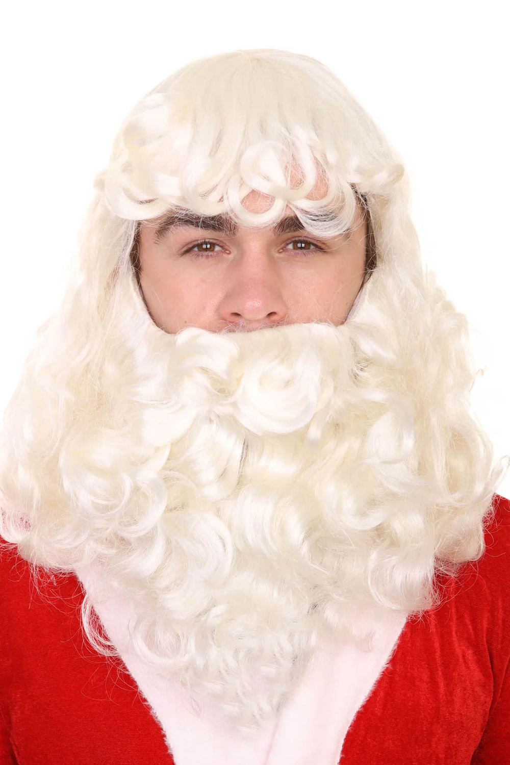 Merry Christmas Santa Claus Wig and Beard Set