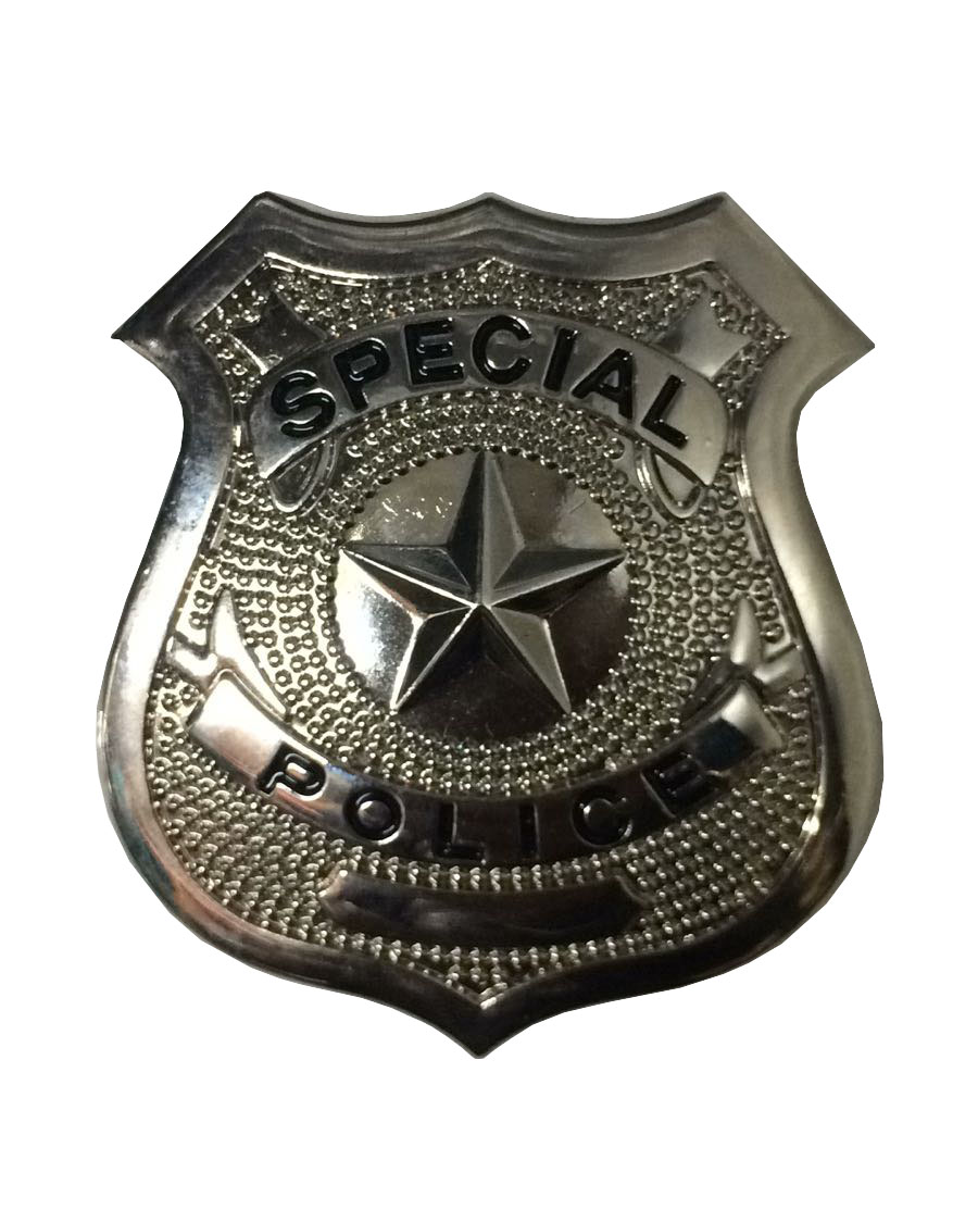 Wickedfun Metal Police Badge (Pack of 12)