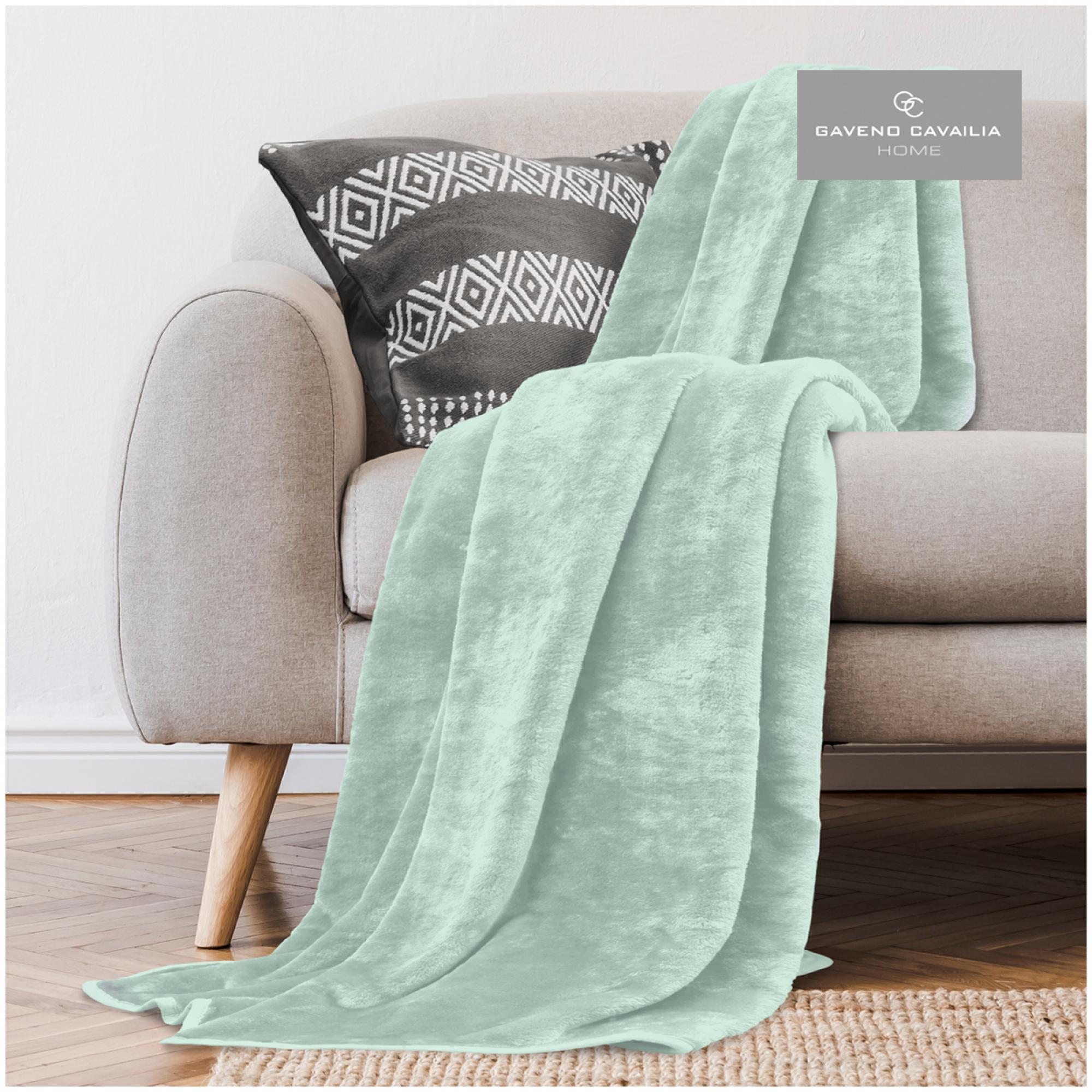 MINK FUR THROW MINT
