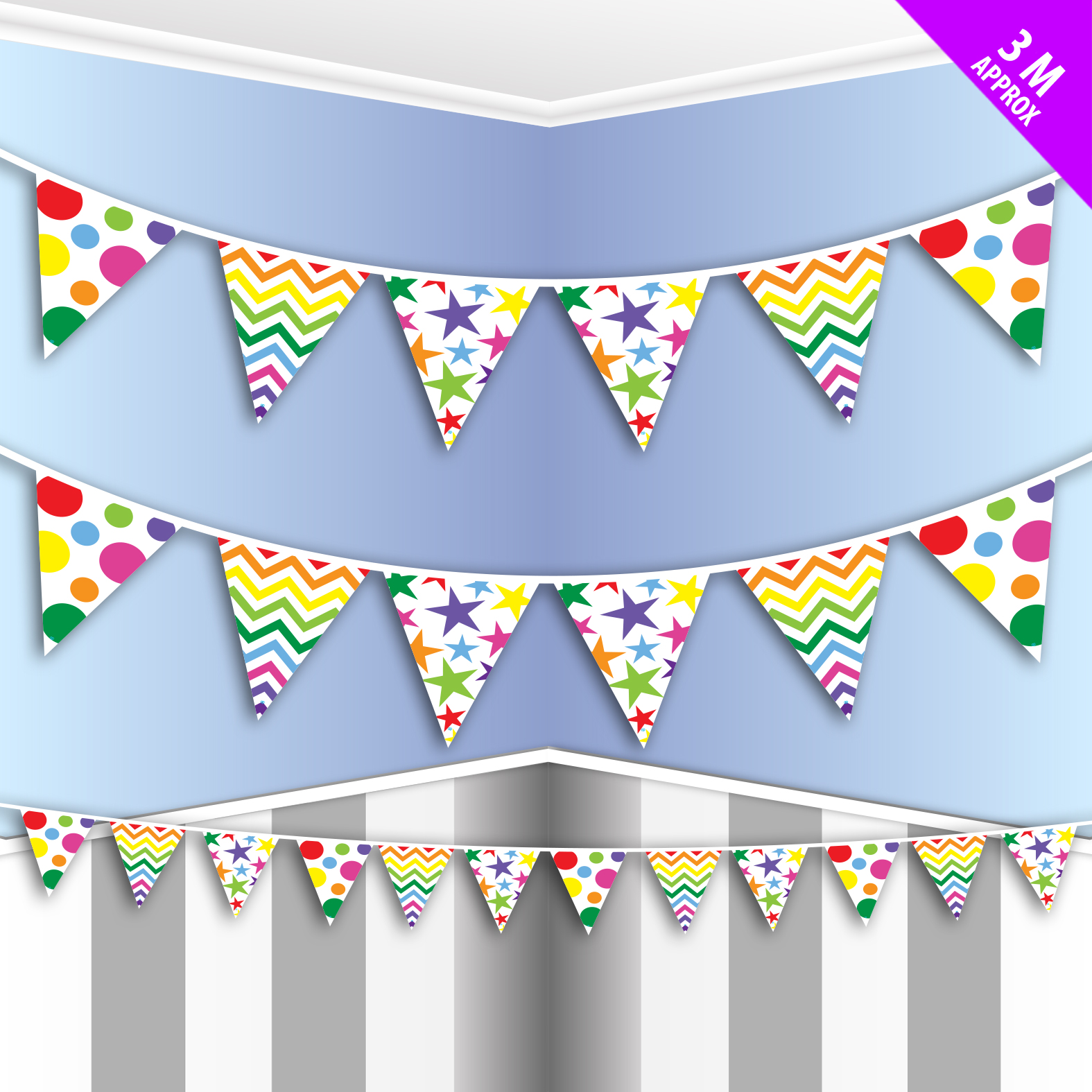 Multi Coloured Bunting