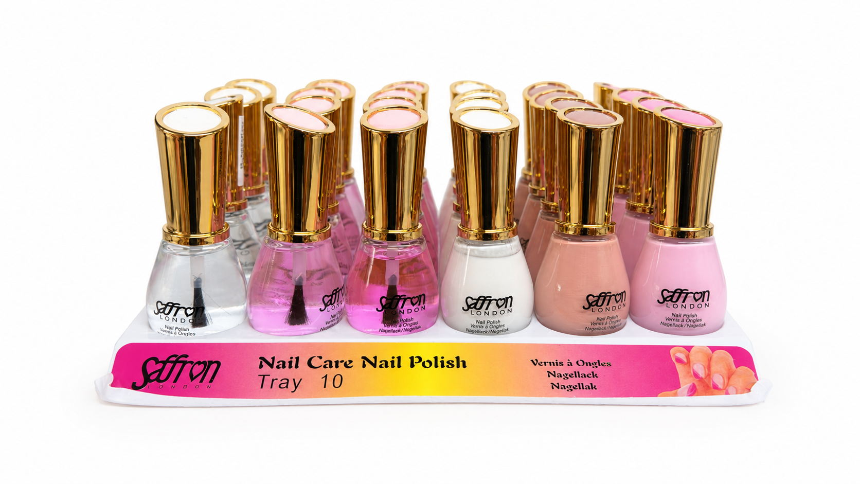 Nail Care Nail Polish - Tray of 24 Bottles (Price Per Bottle)
