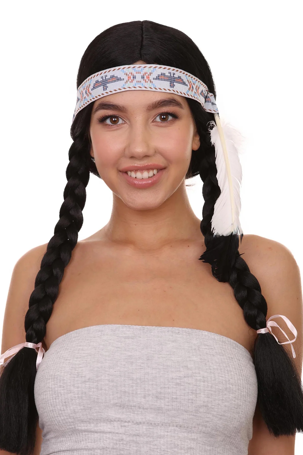 Native American Princess Wig with Headband