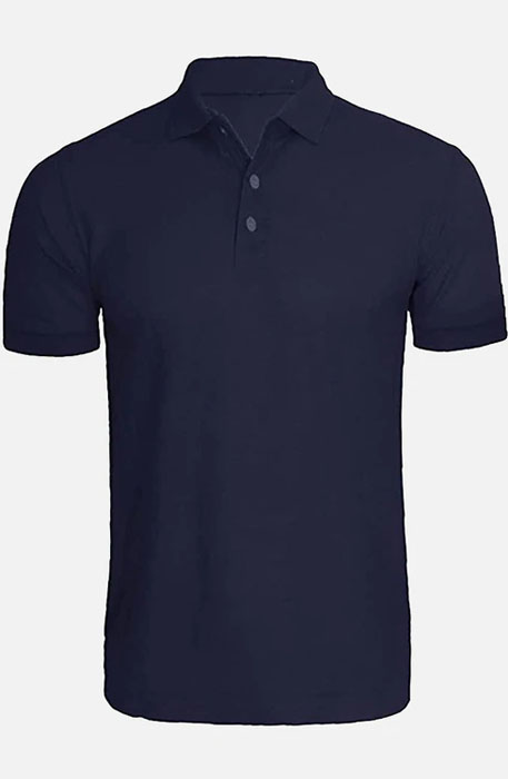 Navy Mens Plain Polo Shirts