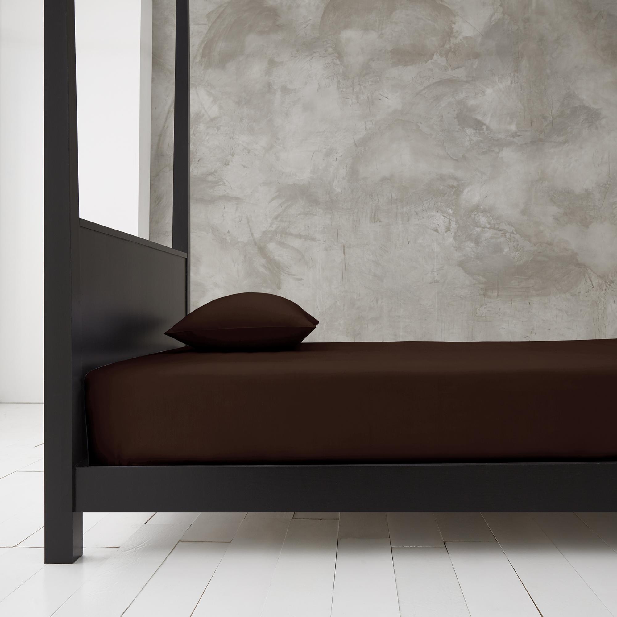 NEW DIAMOND DEEP FITTED CHOCOLATE