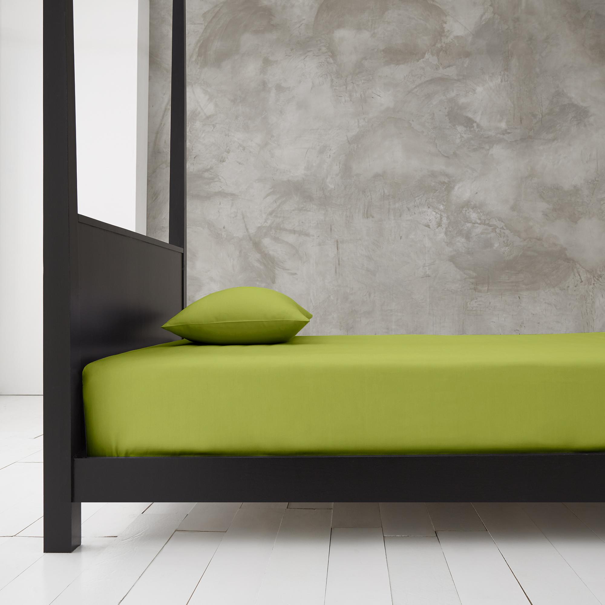 NEW DIAMOND DEEP FITTED LIME GREEN