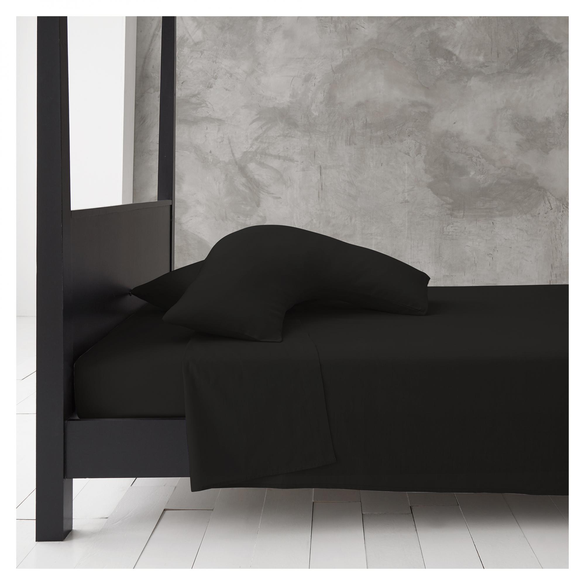 NEW DIAMOND V-PILLOW CASE 79X36 BLACK