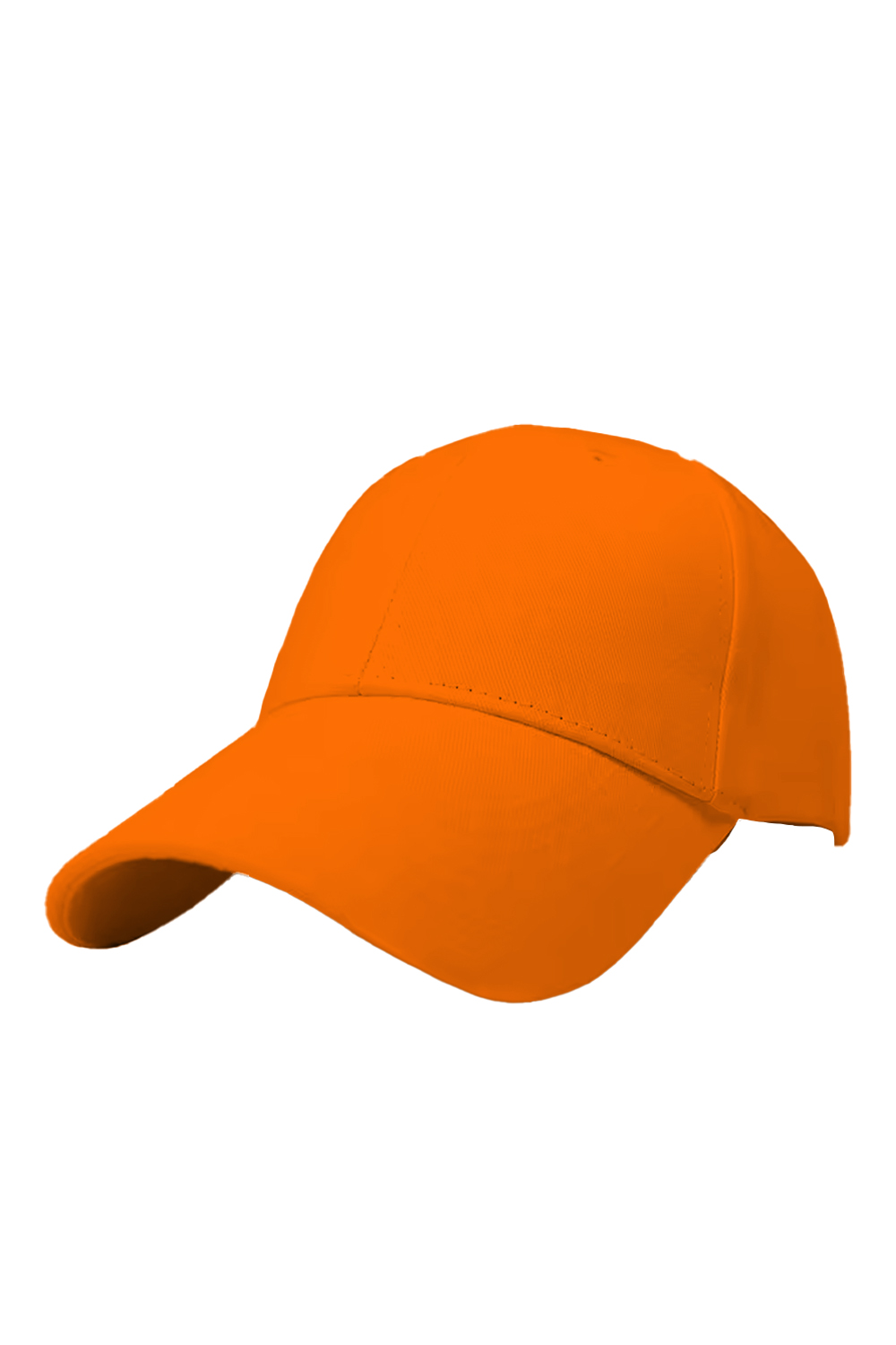 Orange Adjustable Plain Summer Sport Baseball Cap