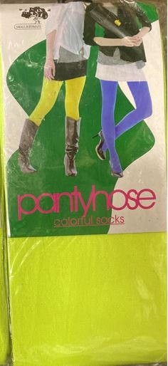 Wickedfun Pantyhose Colourful Yellow Tights