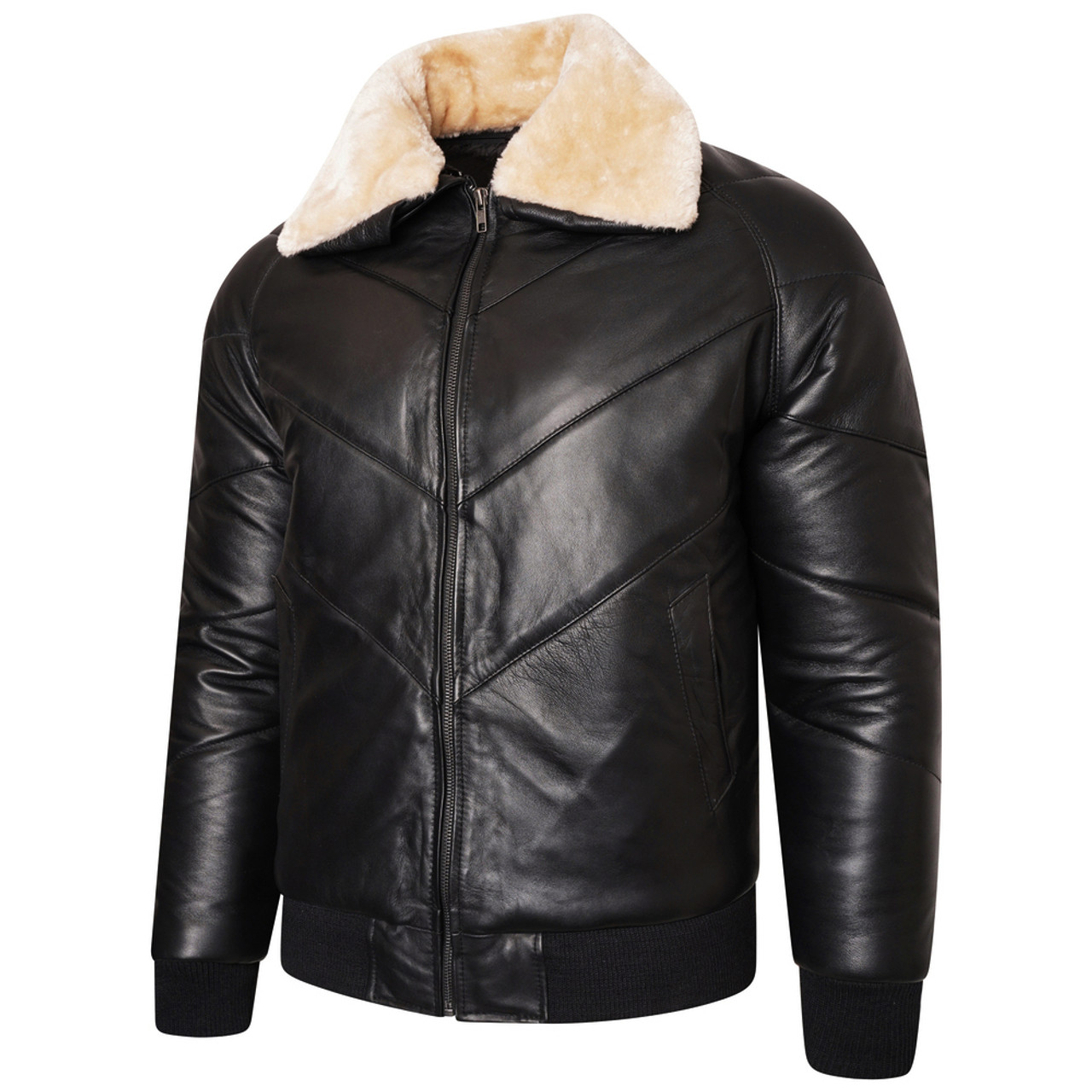 Pelham Quilted leather Bomber Jacket