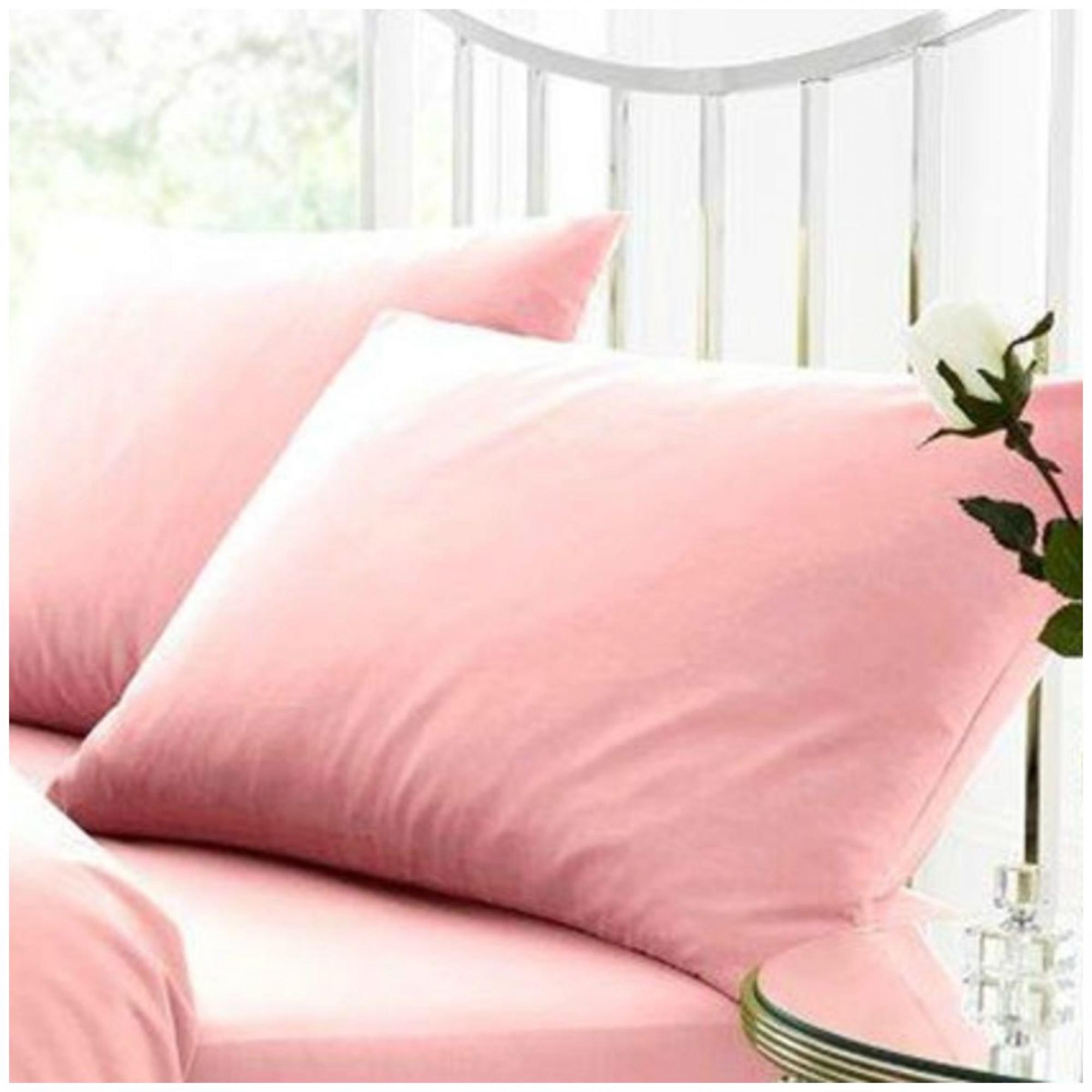 PERCALE PILLOW CASE PINK