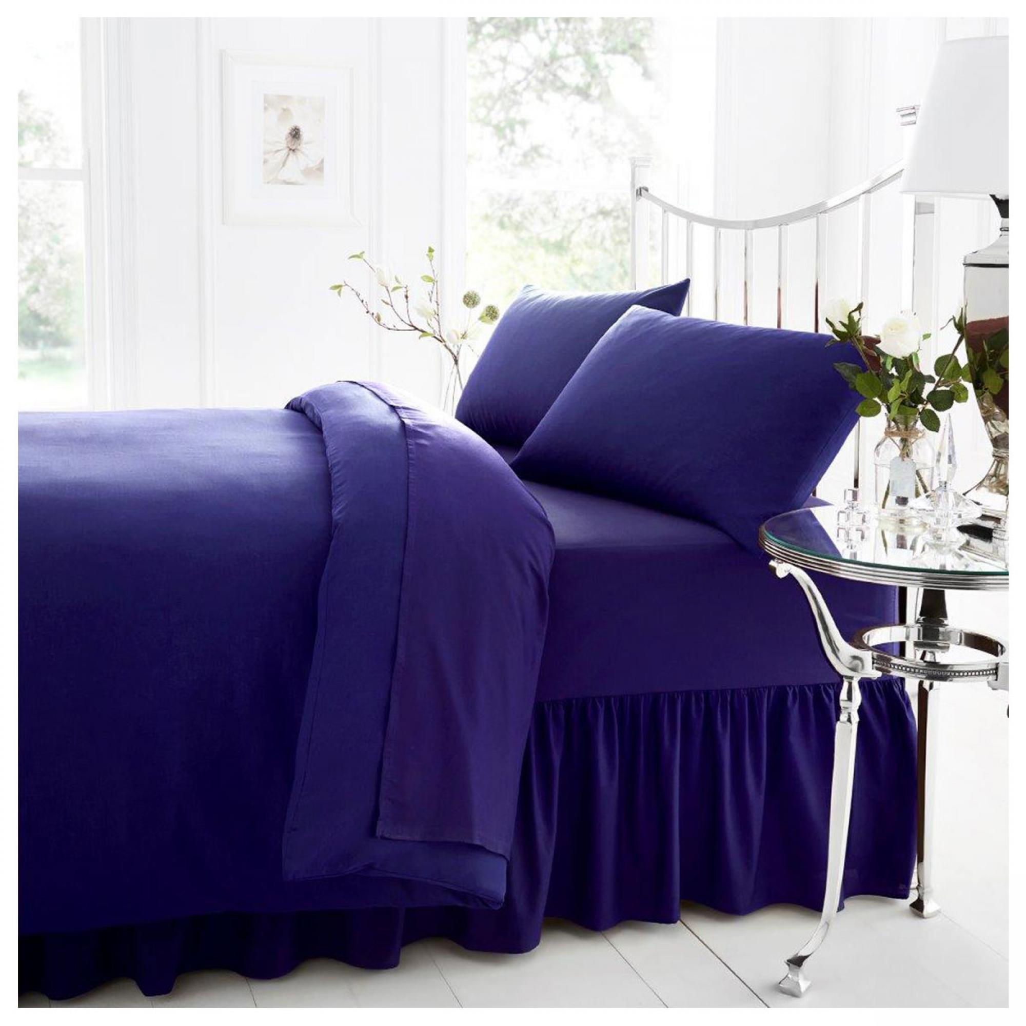 PERCALE VALANCE SHEET ROYAL BLUE