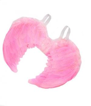 Pink Feather Wings Large(Folding)