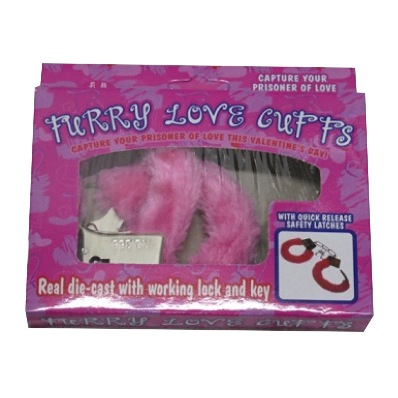 Pink Fur Handcuffs