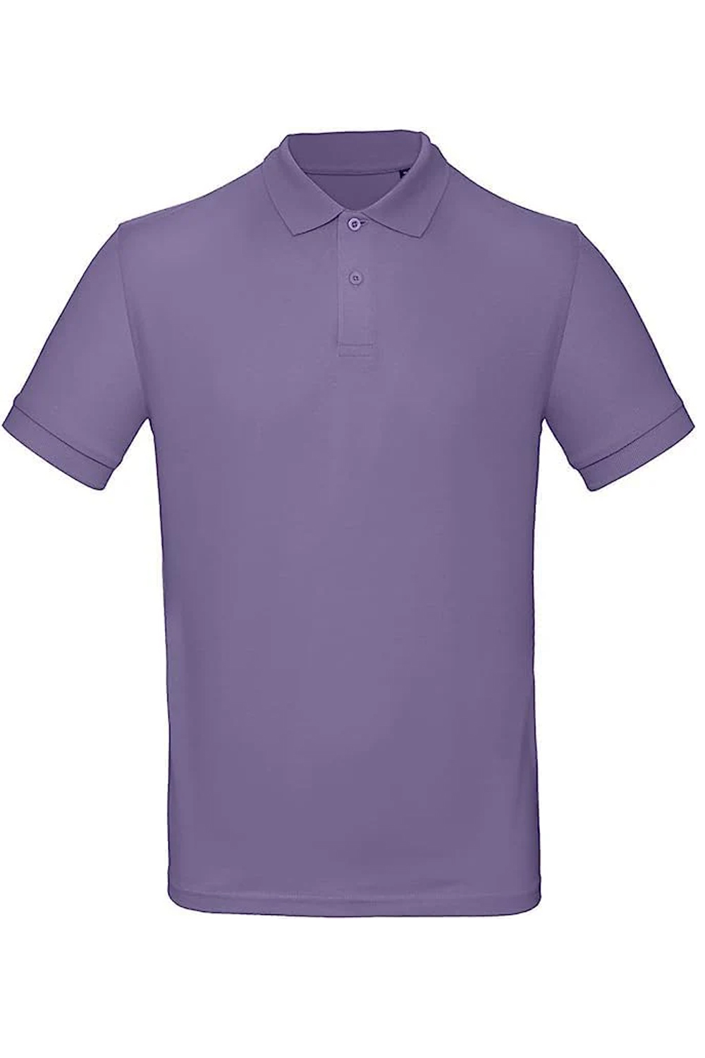 Pique Polo Shirts Regular Fit Short Sleeve Top Purple