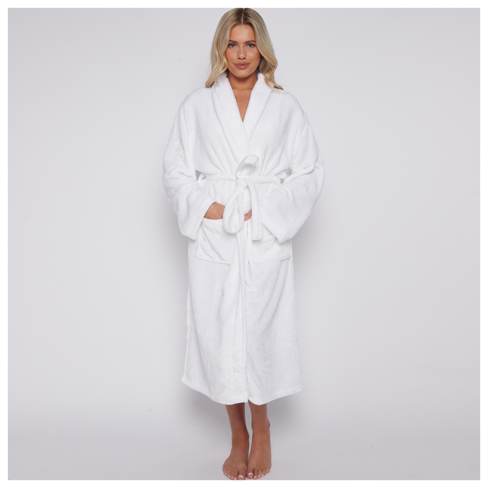 Plain Ultimate Flannel Ladies Bathrobe