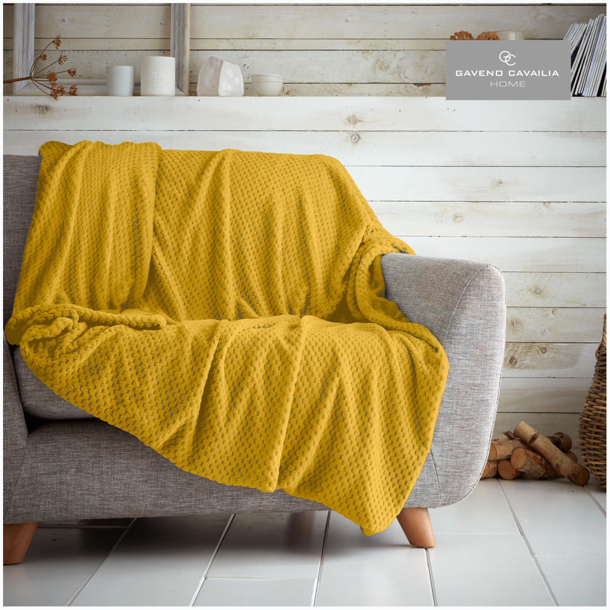 Pop Corn Throw Ochre