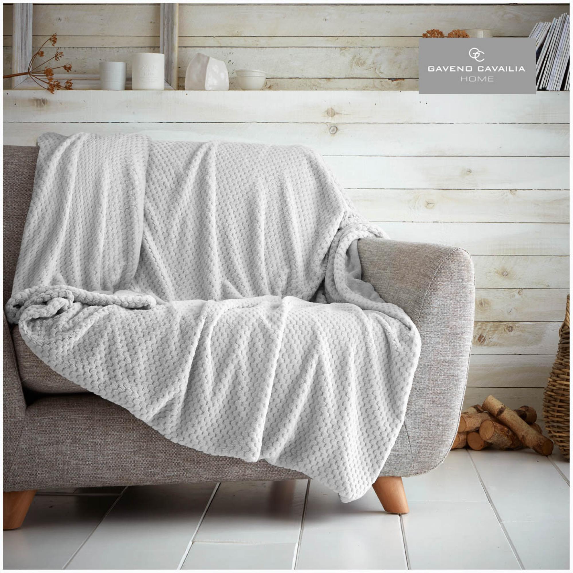 POP CORN THROW SILVER