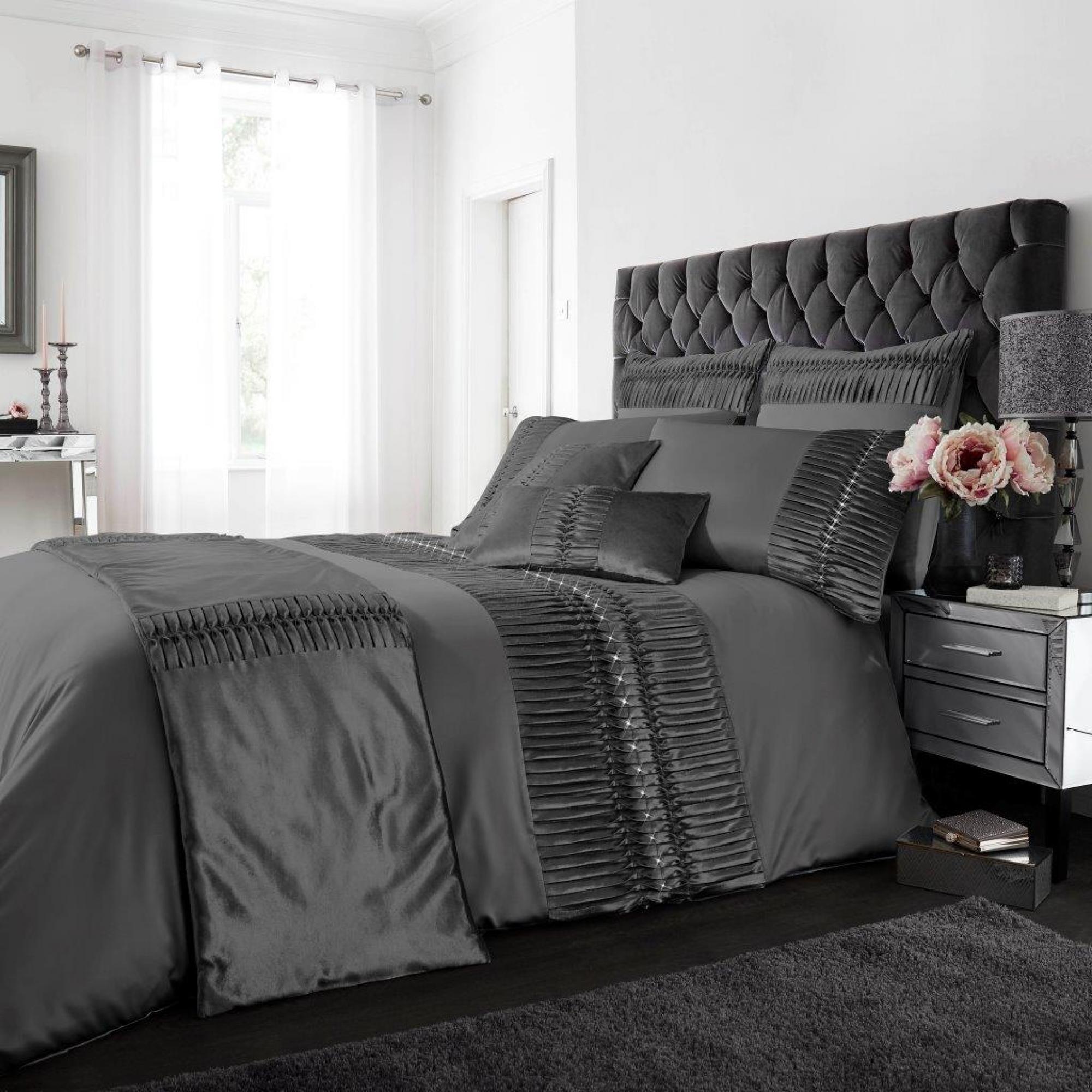 PORTO CUSHION COVER 30cm x 50cm CHARCOAL