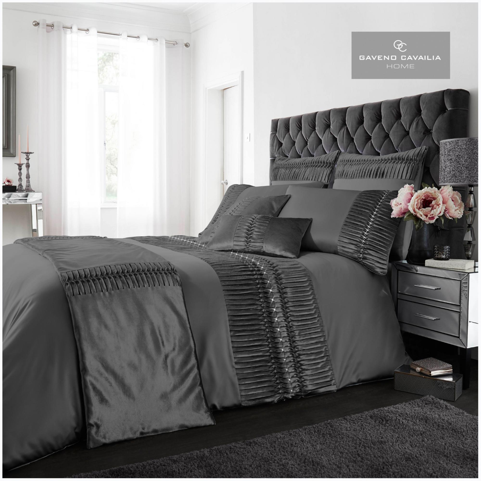 PORTO DUVET SET CHARCOAL
