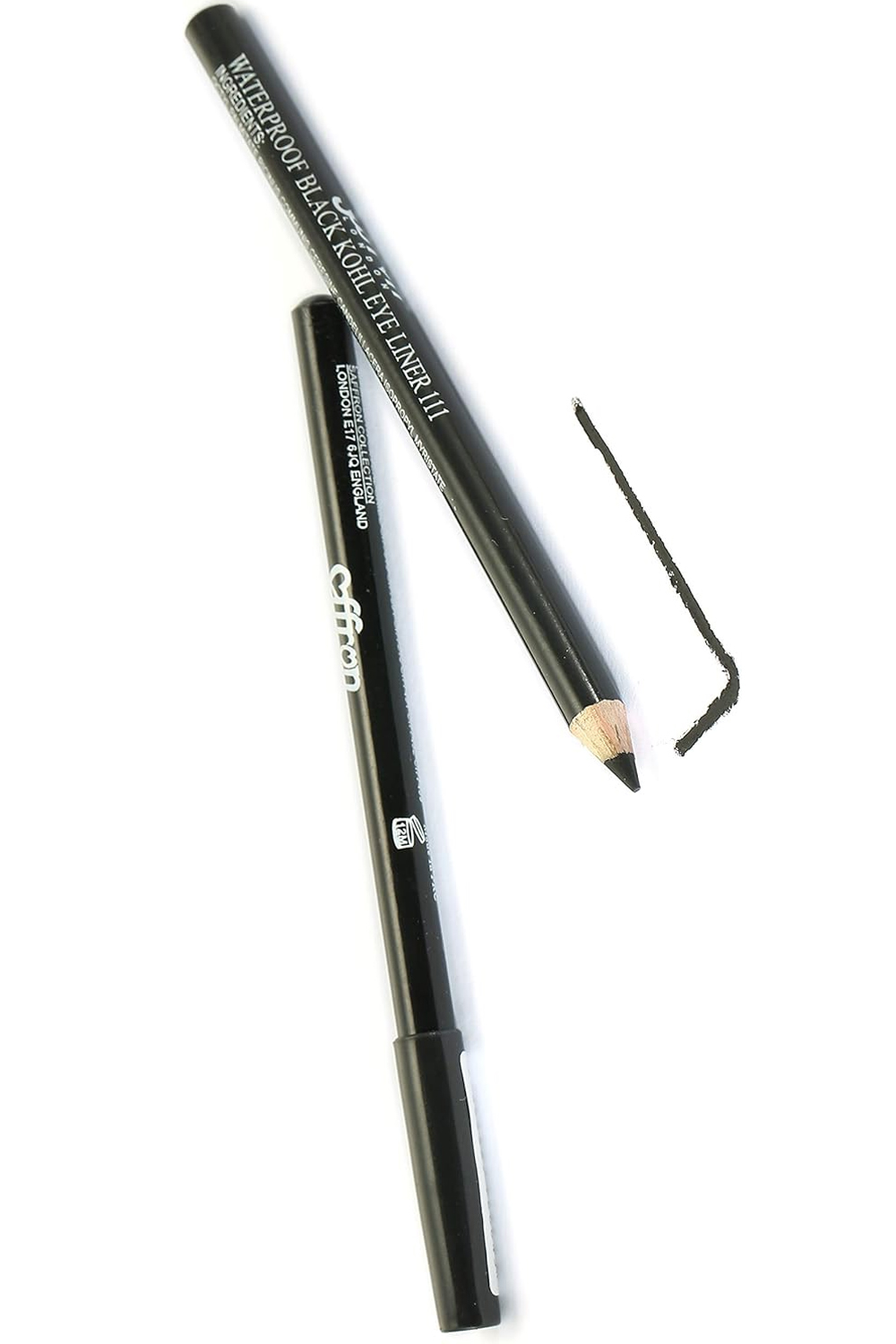 Waterproof Kohl Eyeliner Pencil Black - Pack of 12 Pcs (Price Per Pencil)
