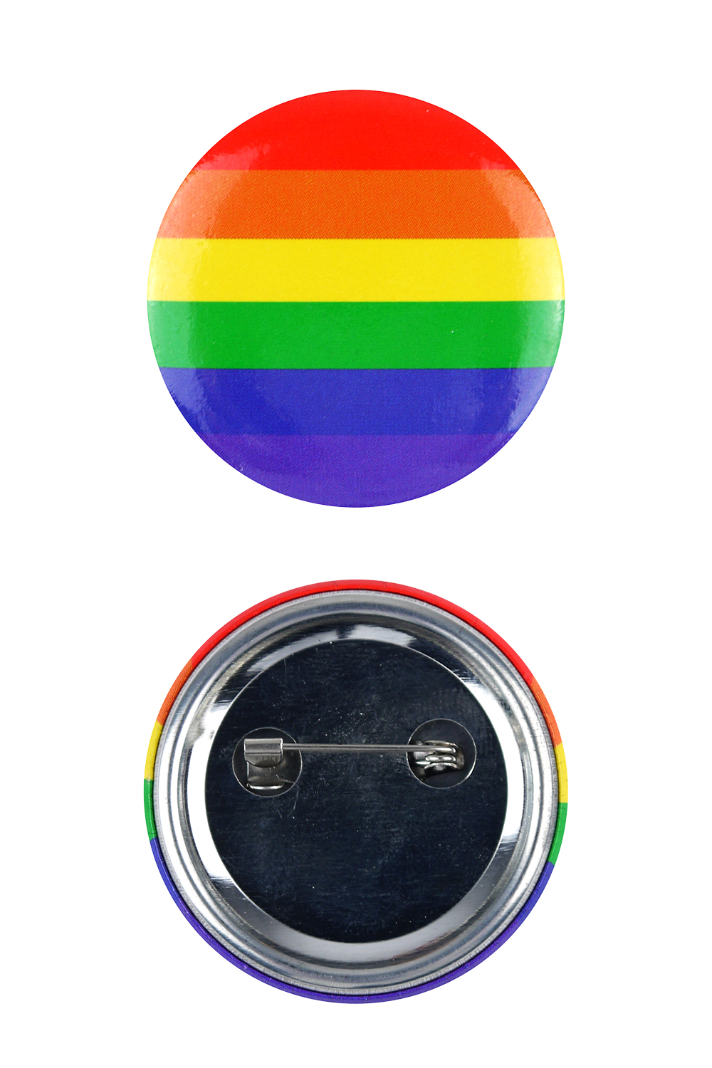Rainbow Badge 4 Cm (Pack of 12)