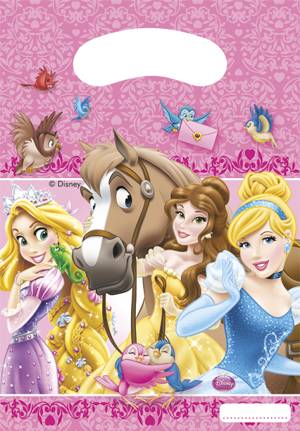 Princess and Animal Party Bag (Pack of 6)
