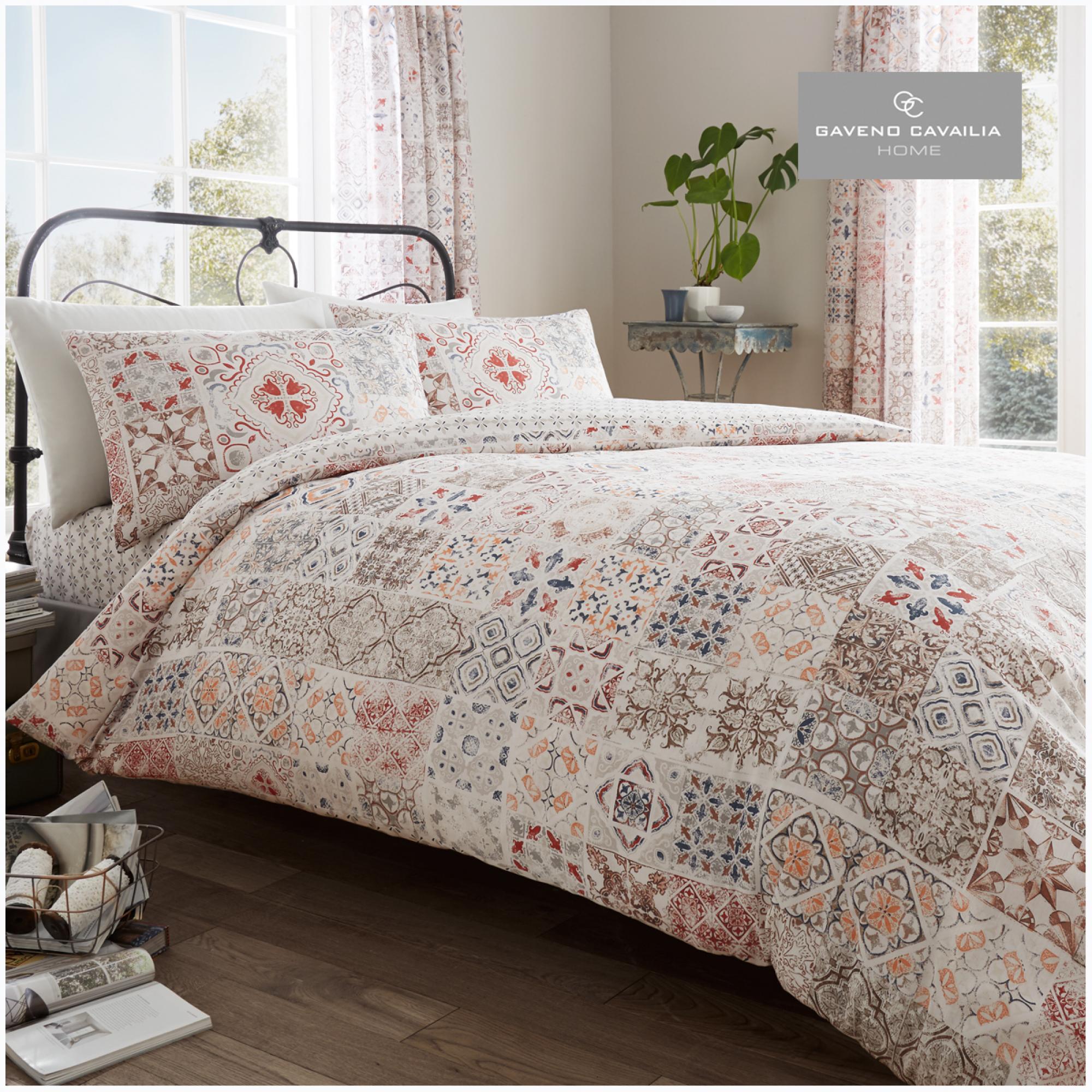 PRINTED DUVET SET AMIRA NATURAL