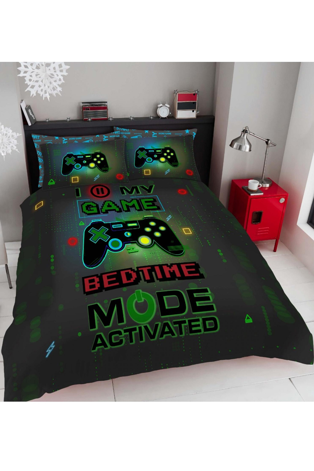 Printed Duvet Set Gamer Multi