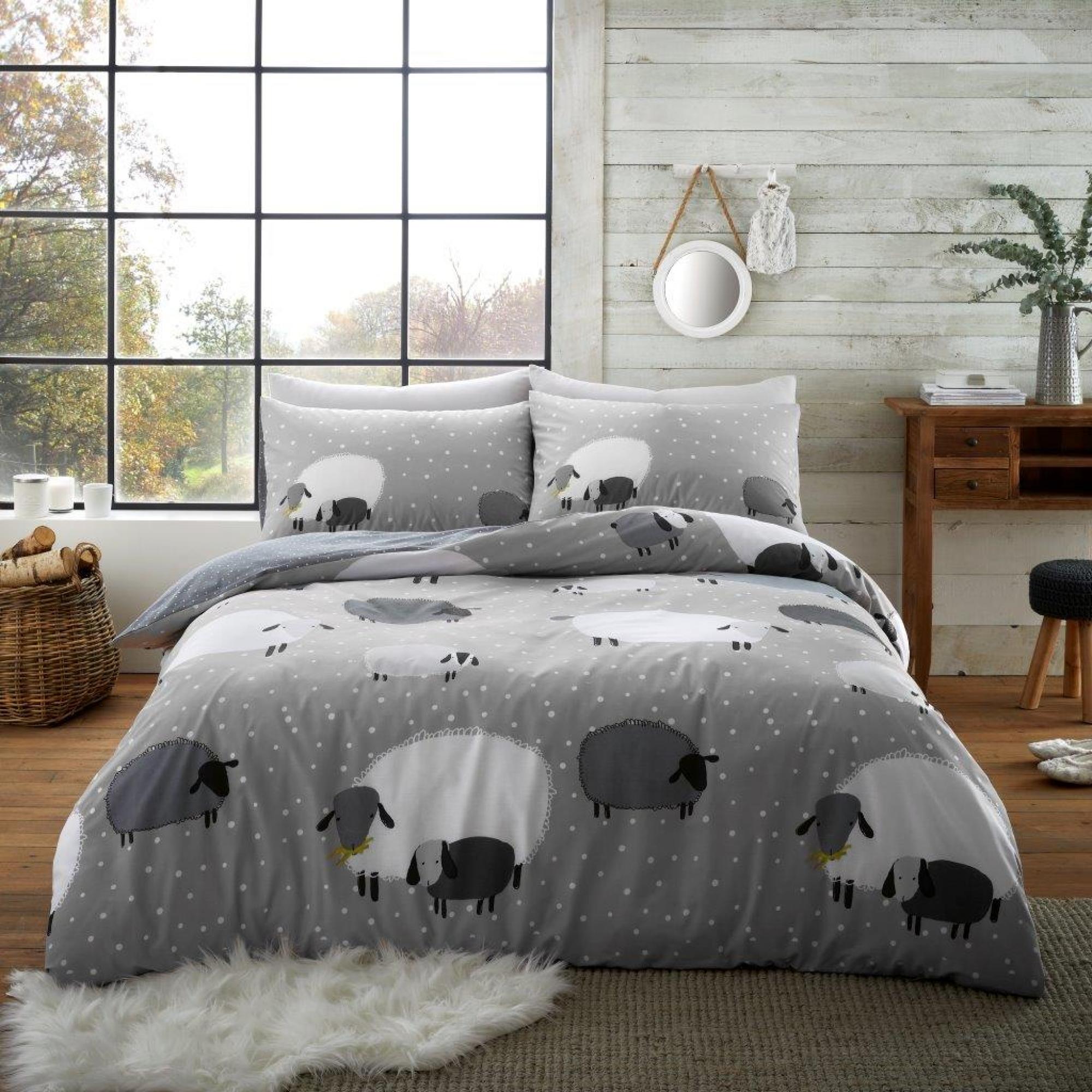 Printed Duvet Set Sheep