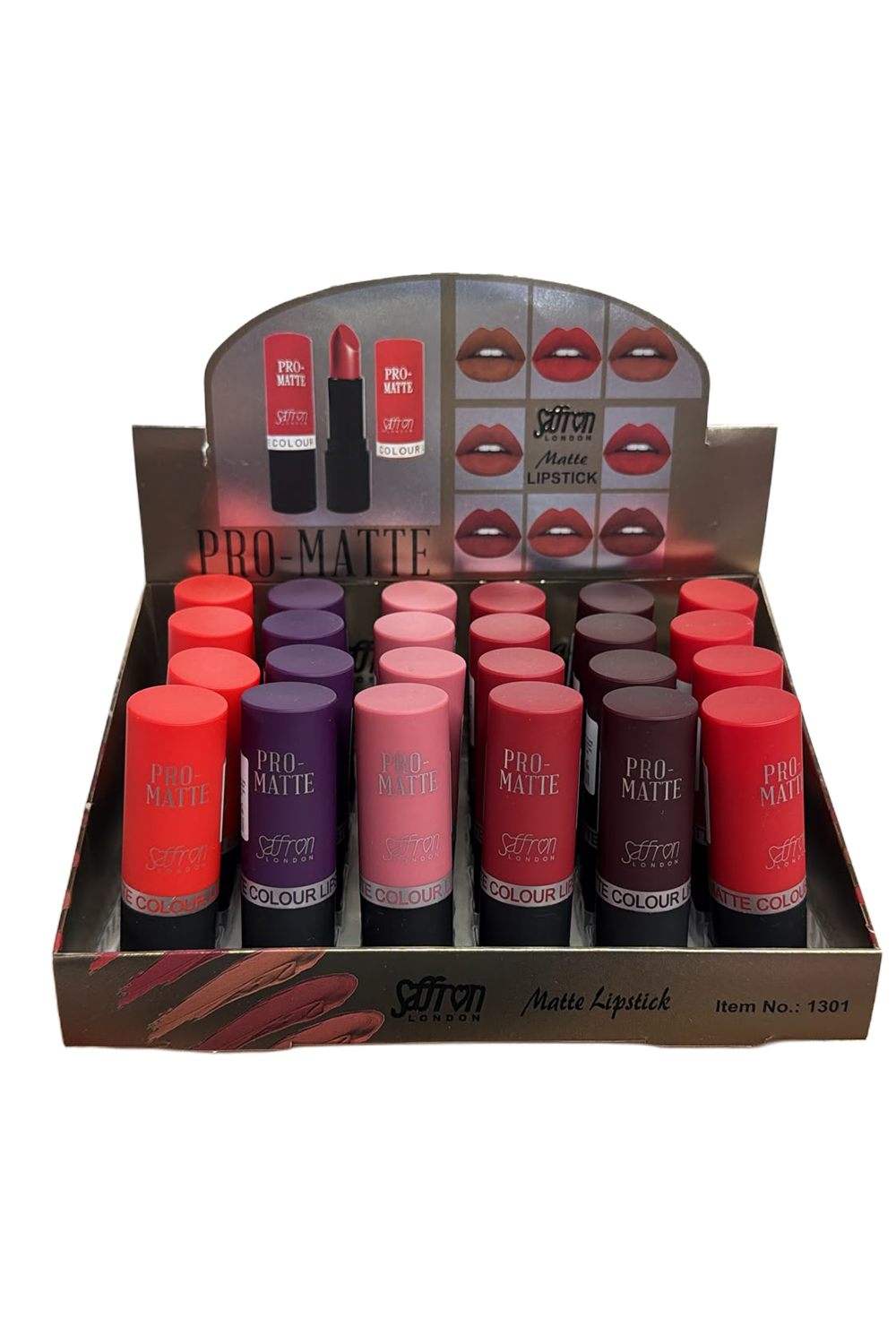 Professional Matte Lipstick Collection Box C - Tray of 24 Pcs (Price Per Lipstick)