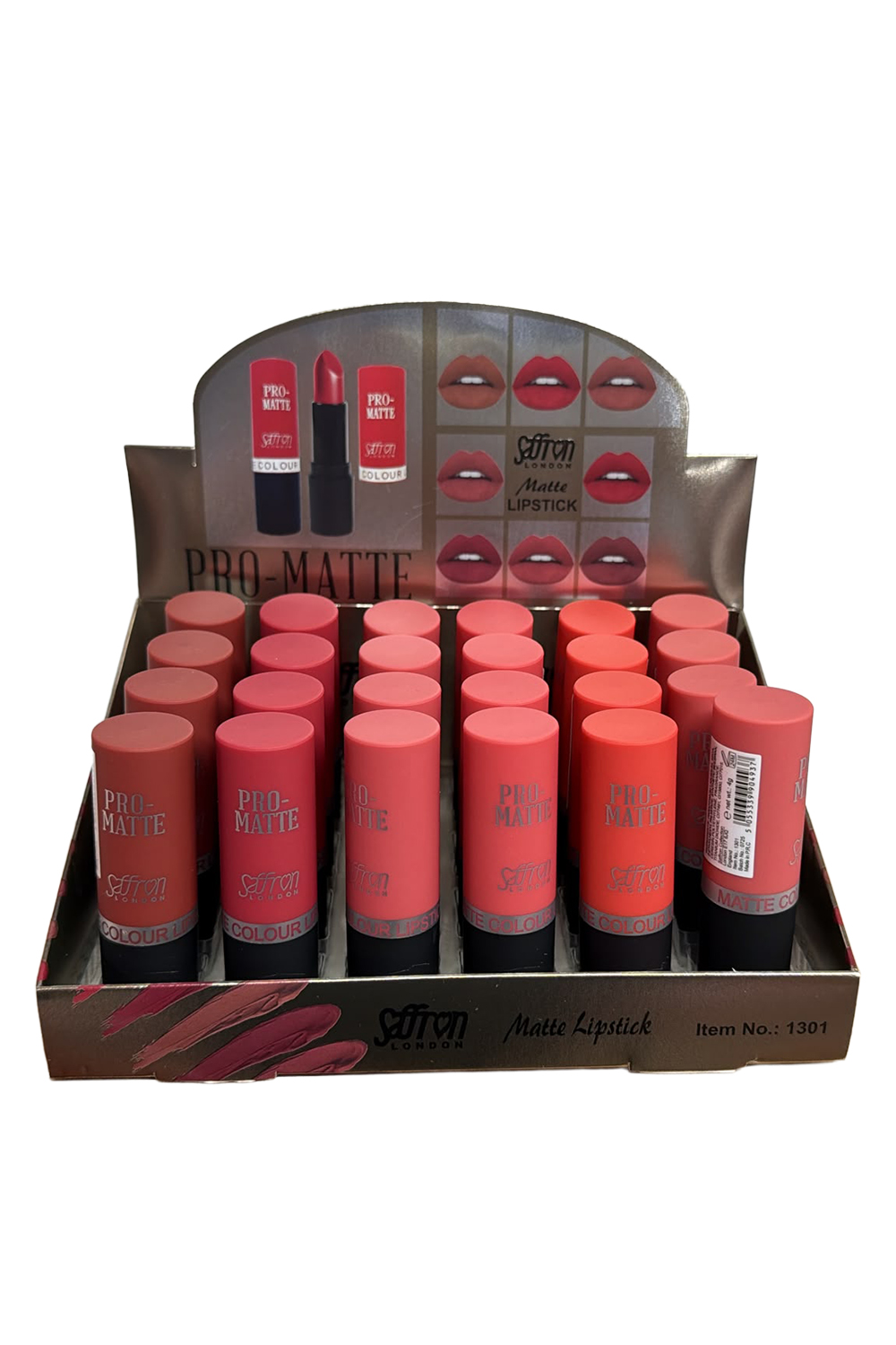 Professional Matte Lipstick Collection Box D - Tray of 24 Pcs (Price Per Lipstick)