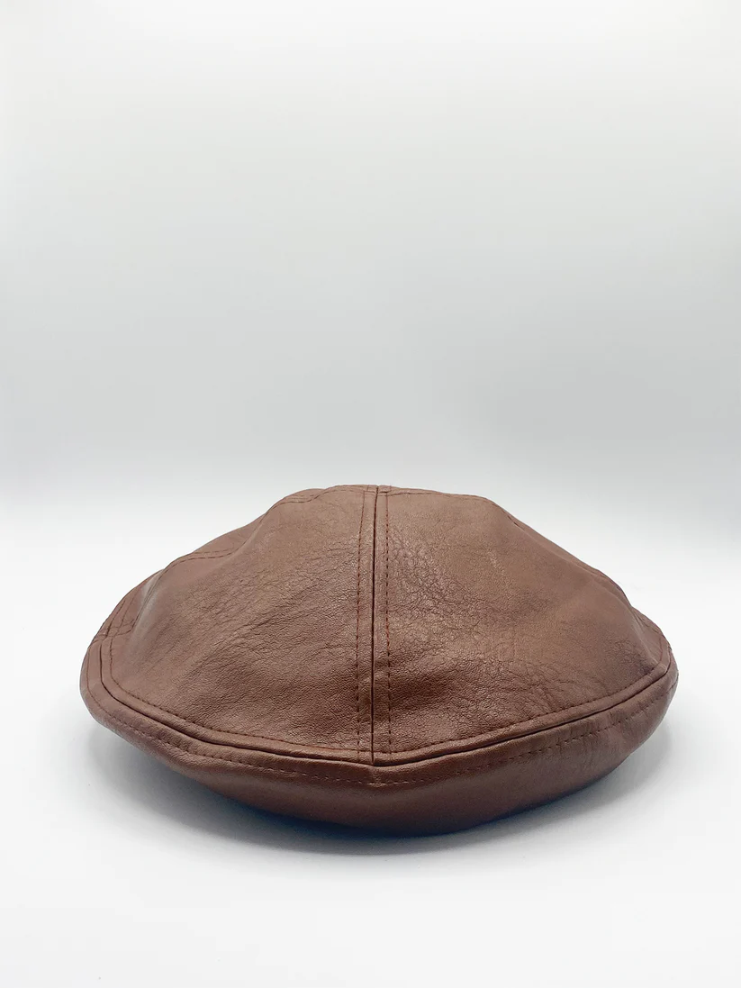 PU Cap in Brown
