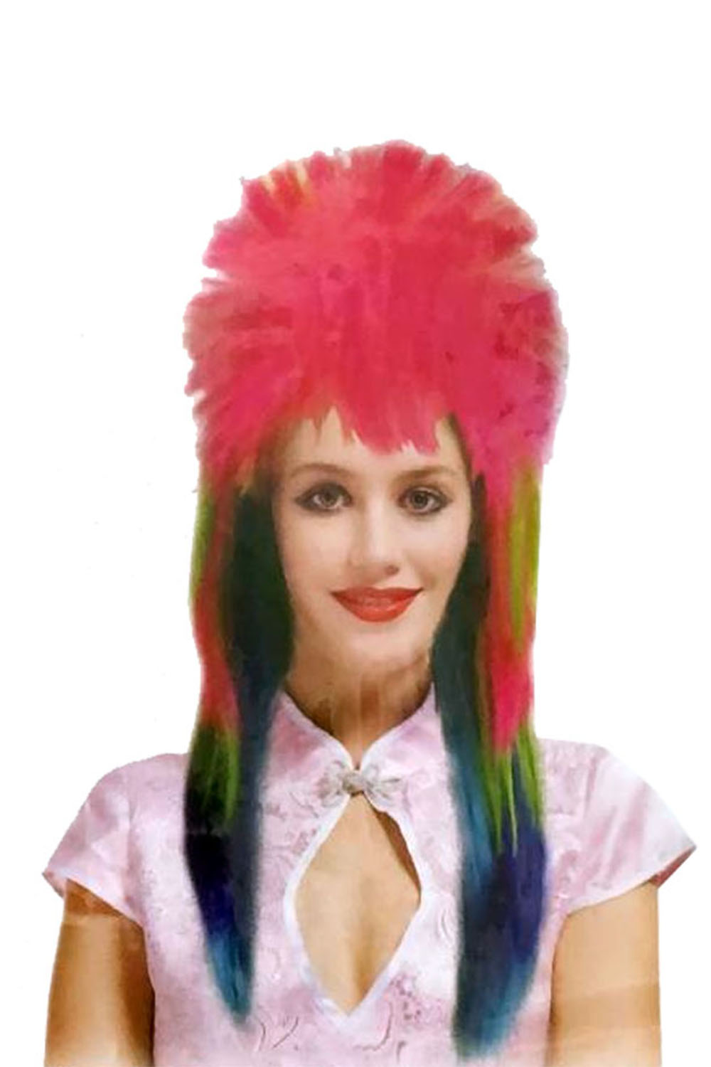 Wickedfun Rainbow Party Wig