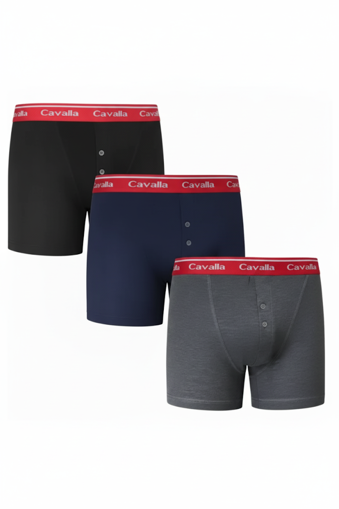 Active Star Mens Red Band Boxer shorts (3pcs pack)