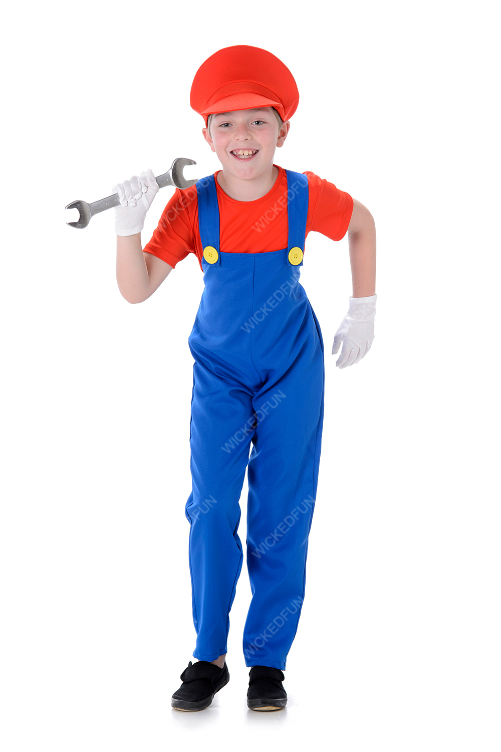 Wickedfun Red Plumber Boy Costume
