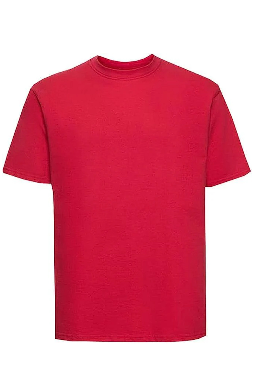 Round Neck Plain T-Shirts Red