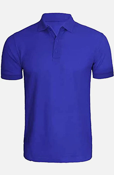 Royal Blue Mens Plain Polo Shirts