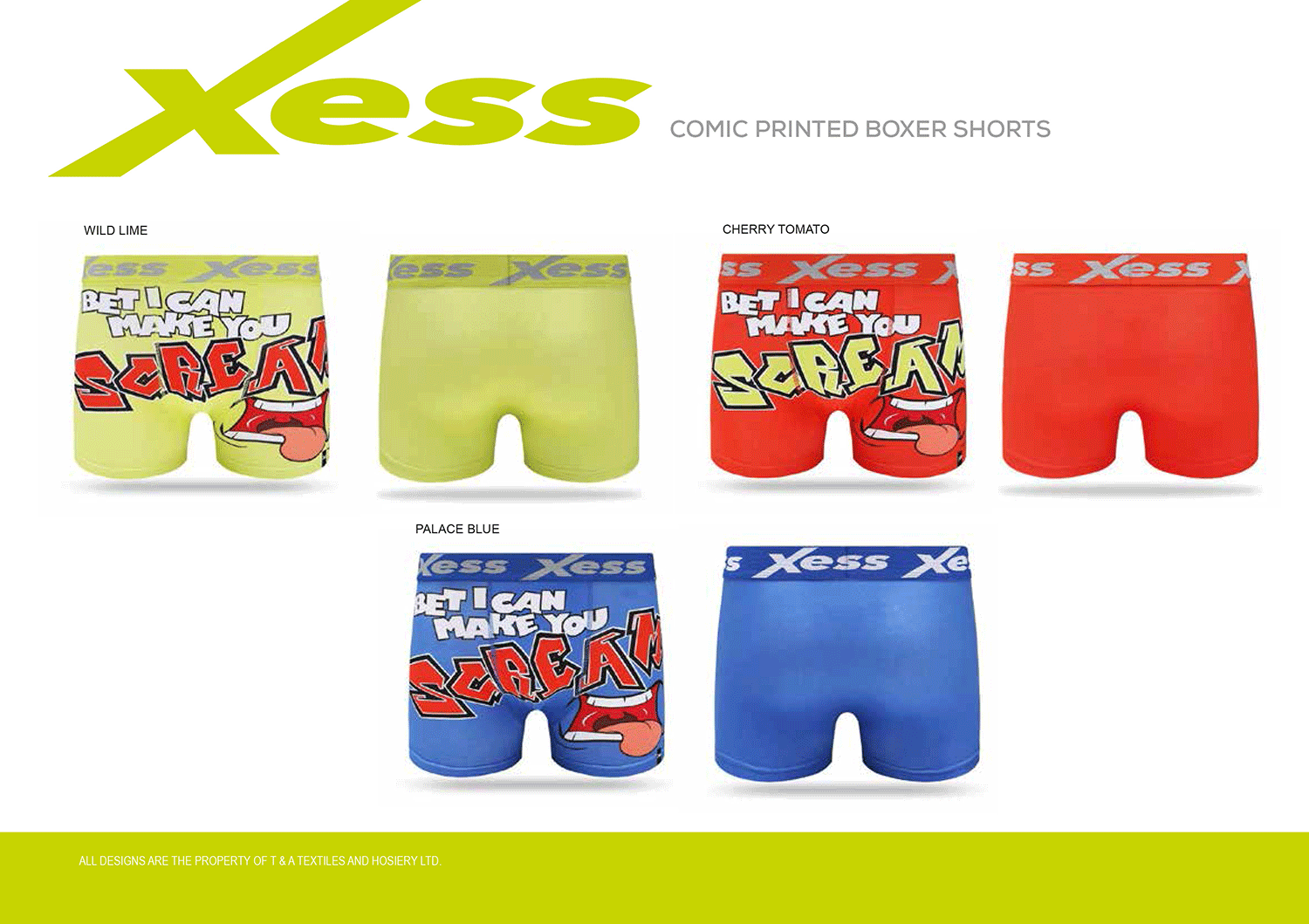Scream Printed Assorted Colour Boxer Shorts