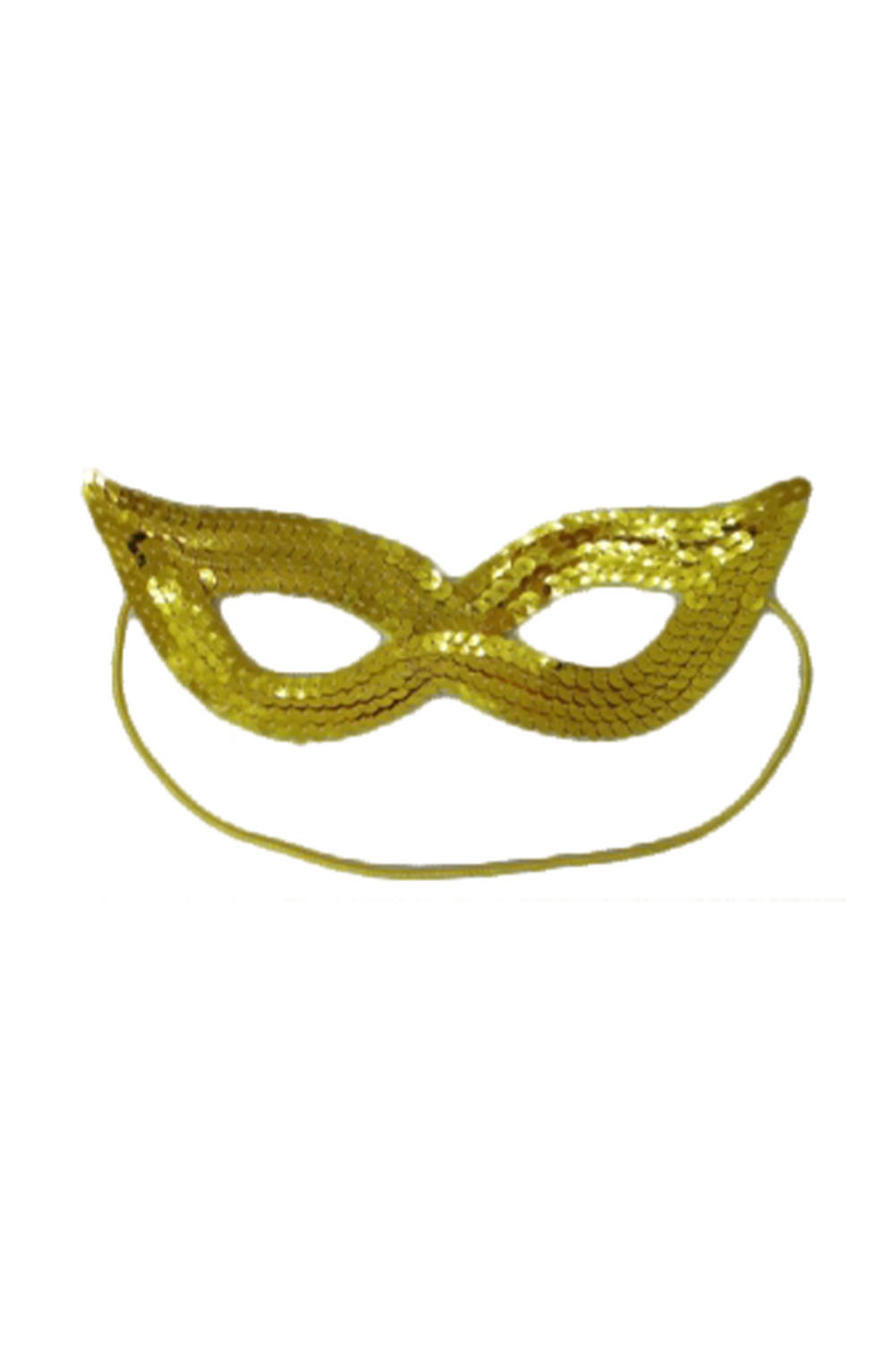 Sequin Gold Face Masks (pack of 12)