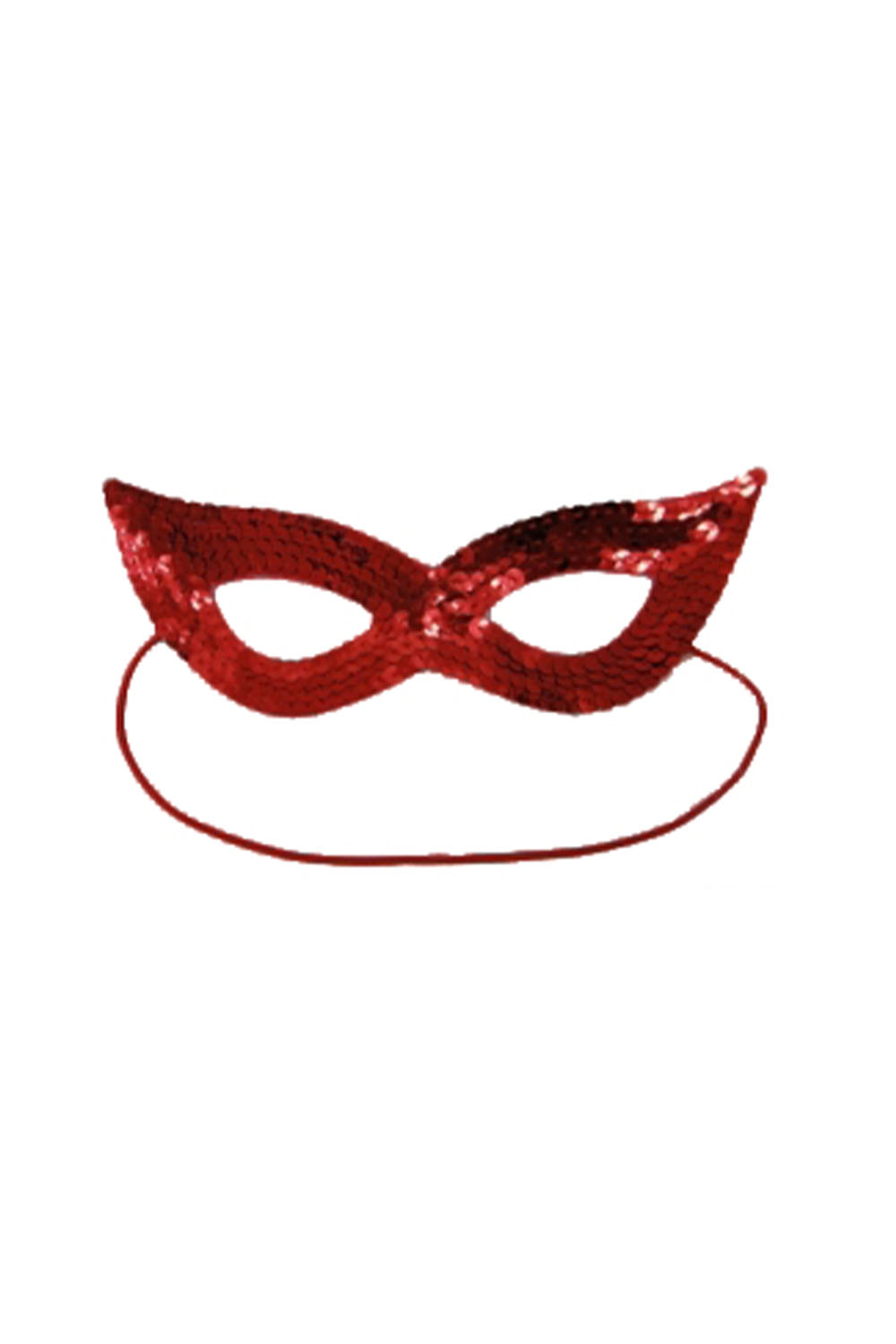 Sequin Red Face Masks (pack of 12)