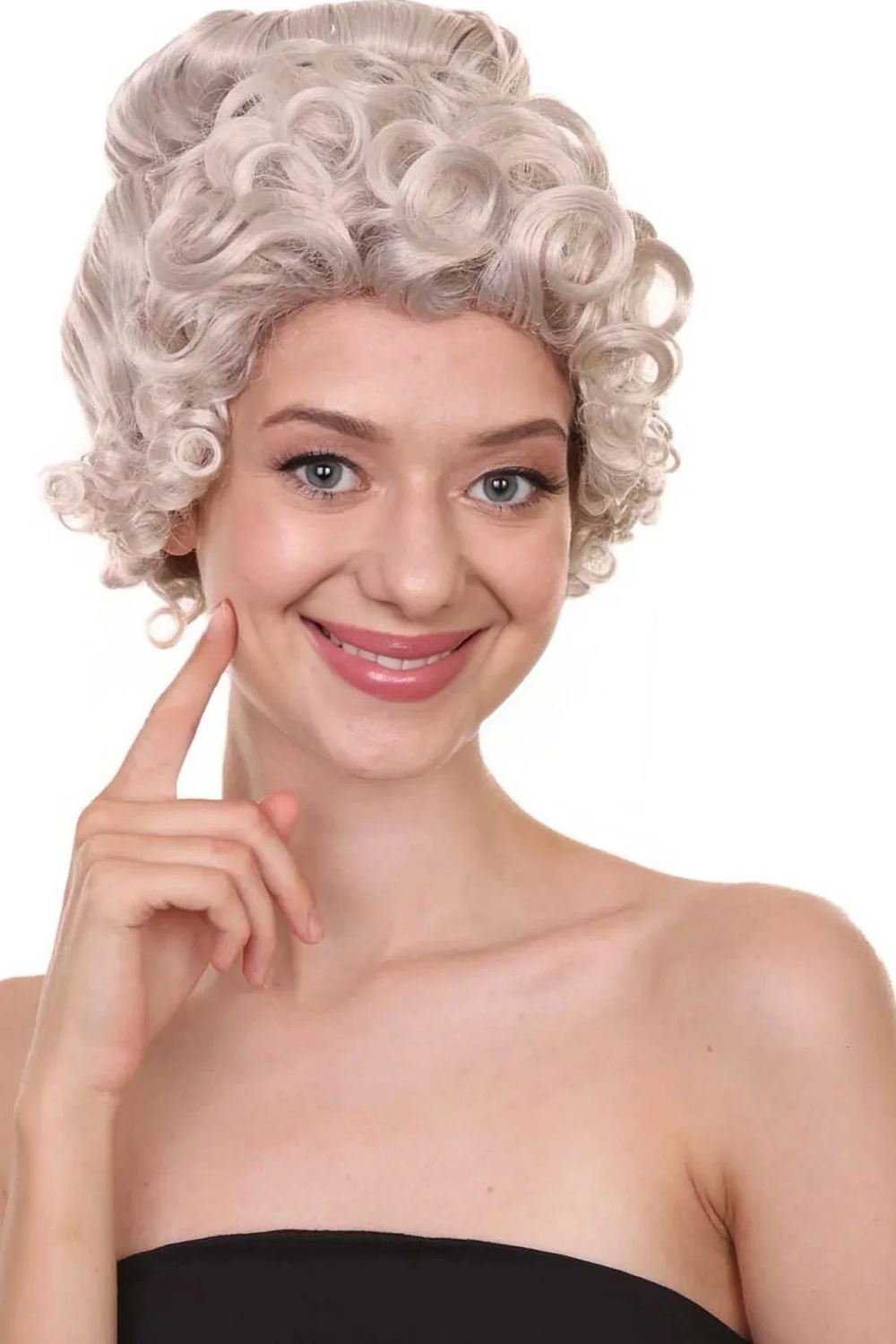 Short Blonde Mrs.Claus Wig for Women