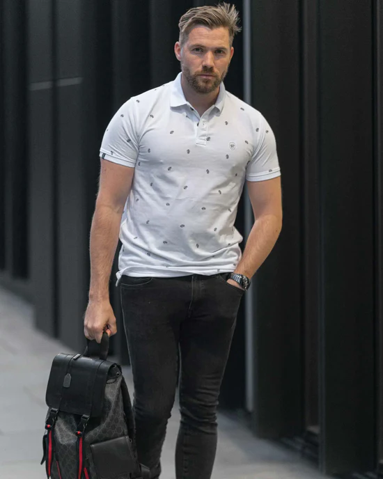 Short Sleeved Mens Printed Shirt | Logo Looks